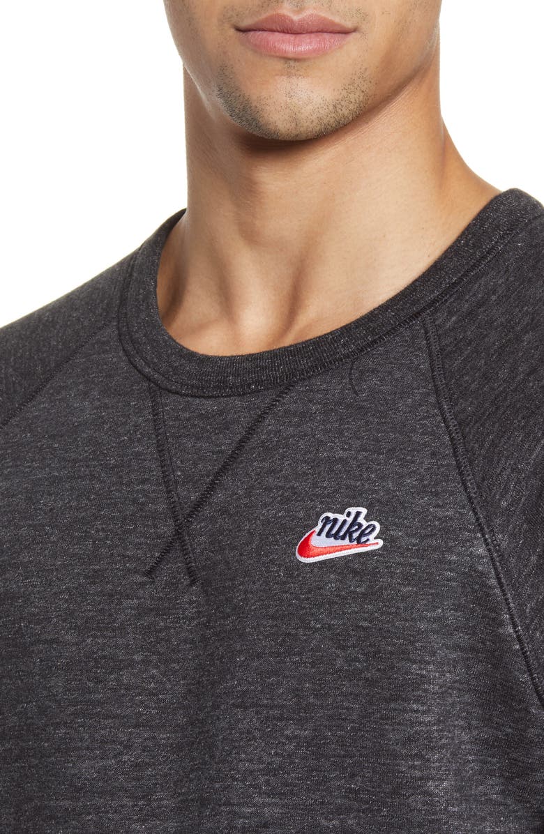 Nike Sportswear Heritage Crewneck Sweatshirt, Alternate, color, 