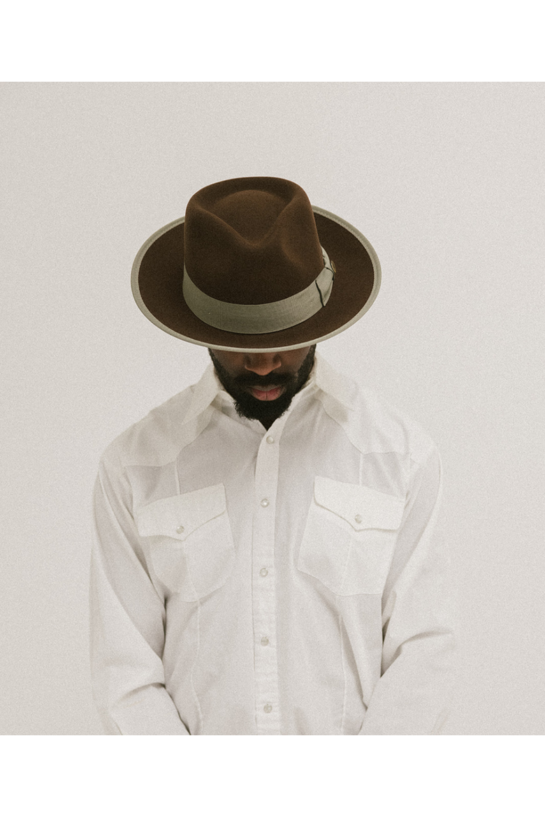 Waterloo Fedora, Alternate, color, Coffee