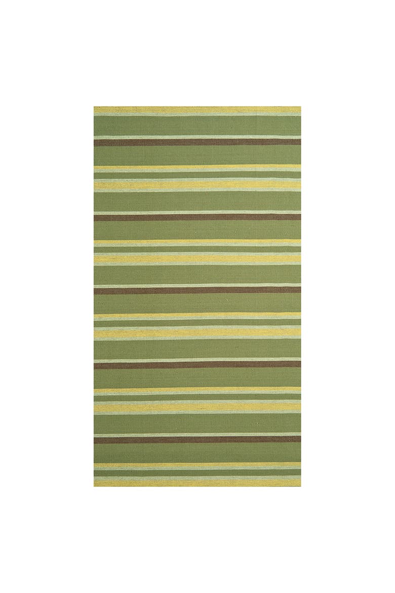 Spruce Woven Cotton Kitchen Towel, Main, color, Green