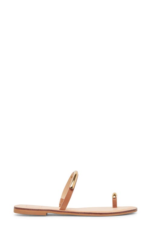 Dolce Vita Wink Slide Sandal In Saddle Leather