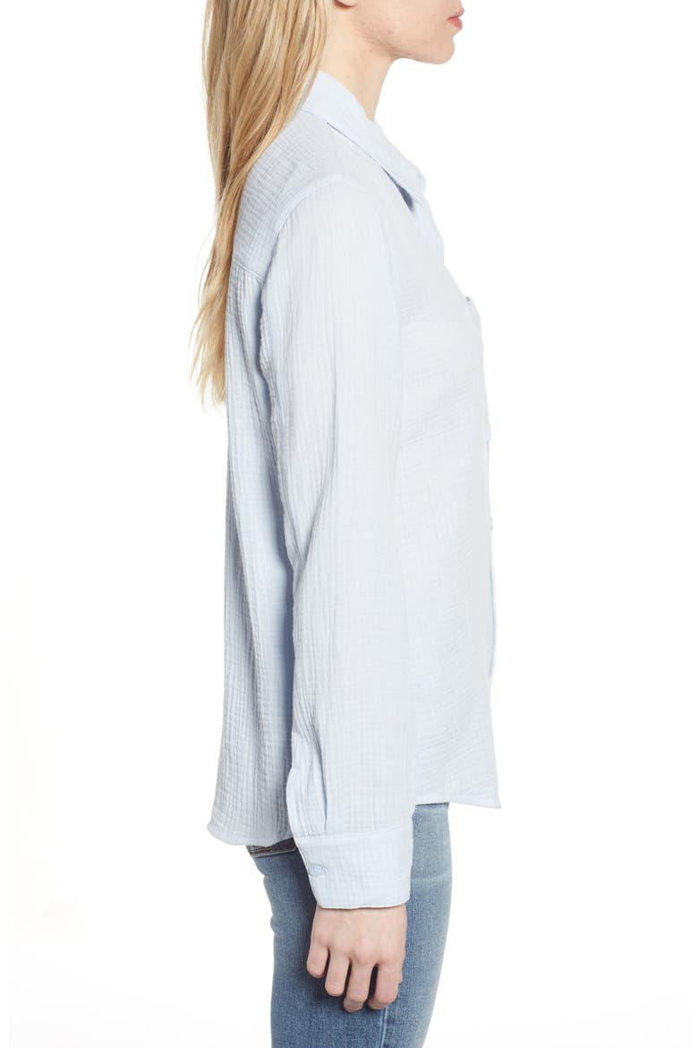 Gauze Shirt, Alternate, color, LIGHT BLUE