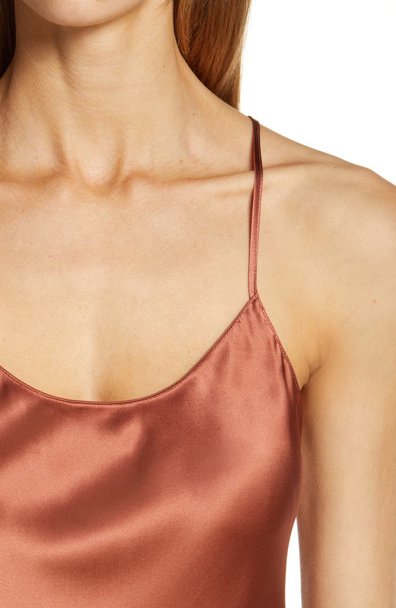 Etam Pearly Silk Pajama Camisole, Alternate, color,