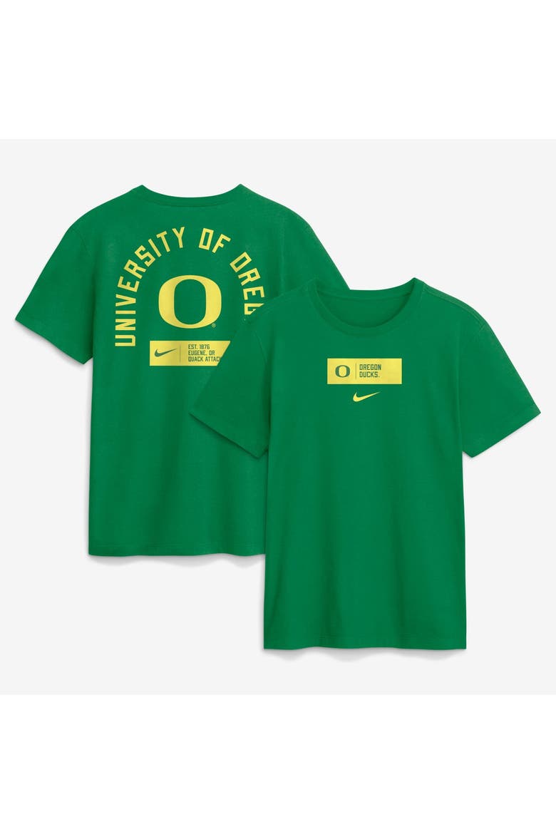 Men's Nike Green Oregon Ducks Primetime Crew T-Shirt, Main, color, Green