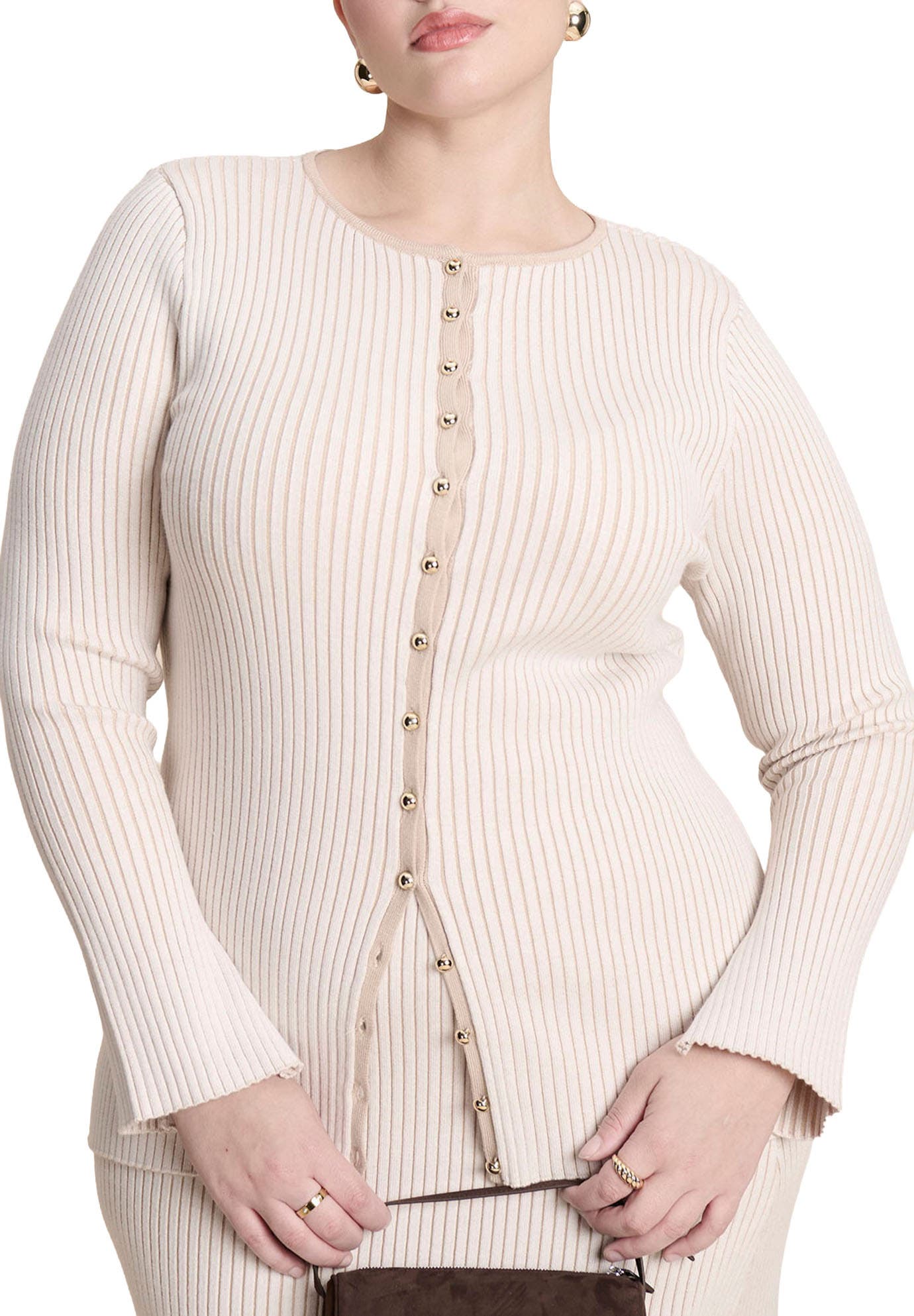 Longline Button Up Cardigan