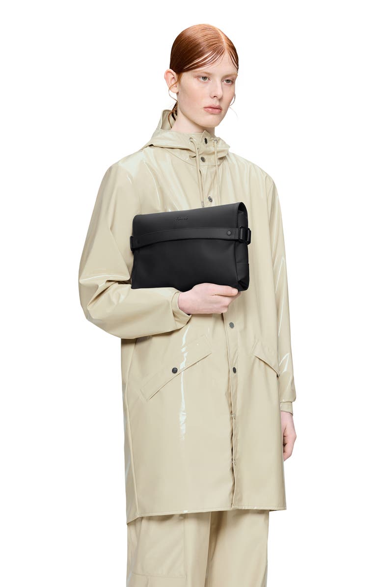 Rains OTG Wash Bag, Alternate, color, Black