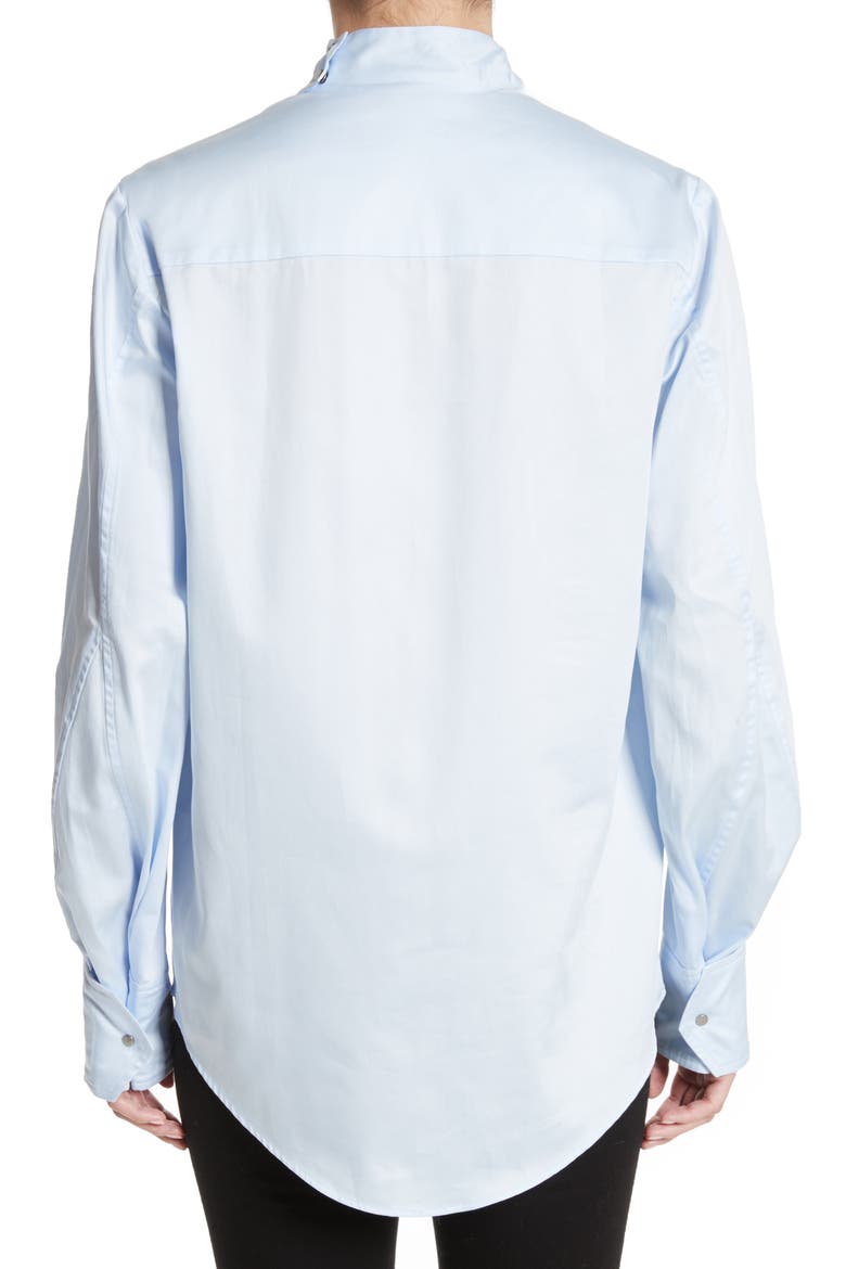Damiane Cotton Poplin Shirt, Alternate, color, PURE WHITE