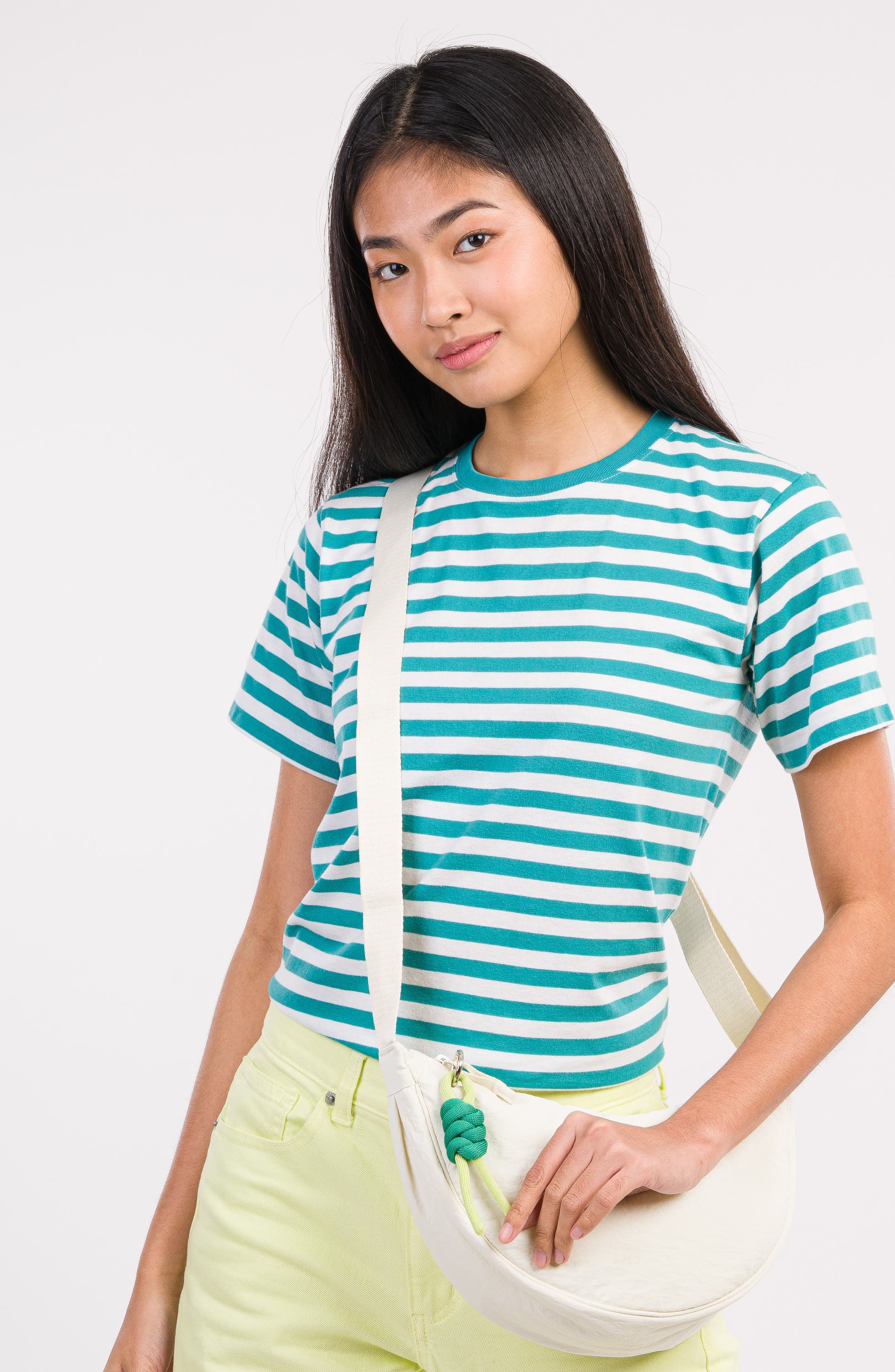 verloop Colorblock Knot Key Chain, Alternate, color, Lime