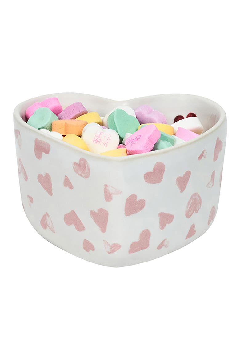 Love You More Ceramic Ramekin, Alternate, color, PINK