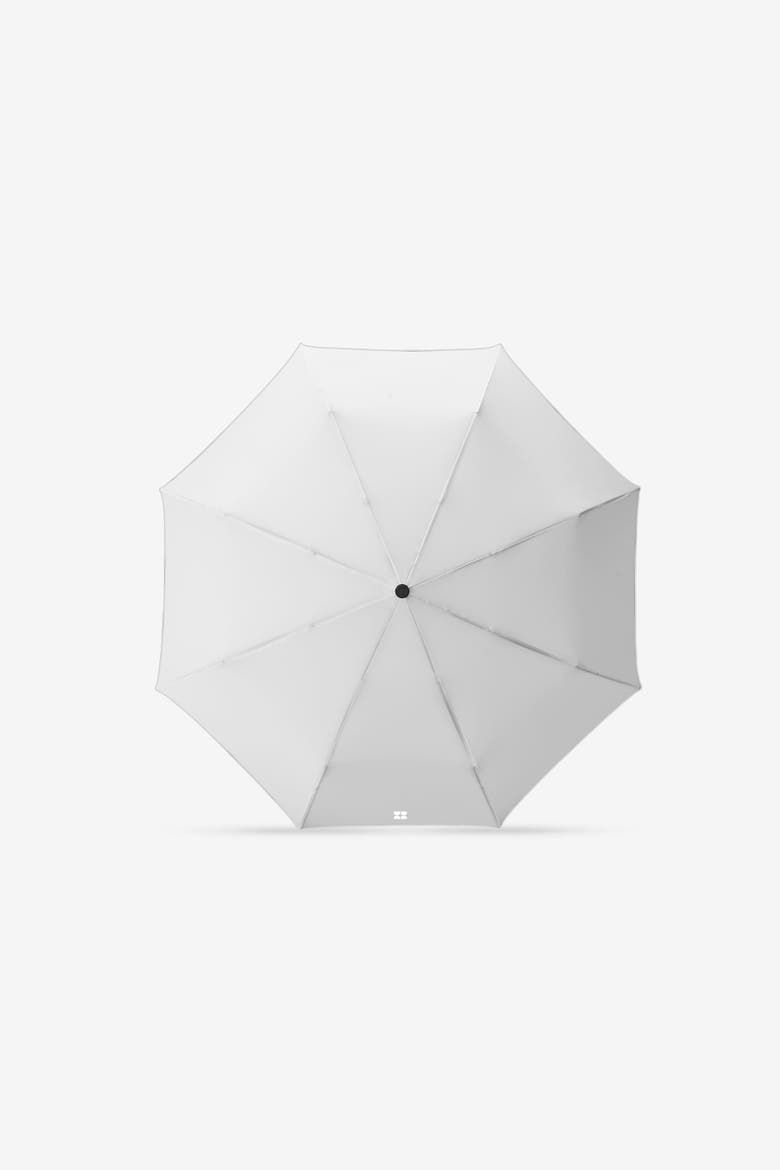 Compact Travel Umbrella, Alternate, color, White