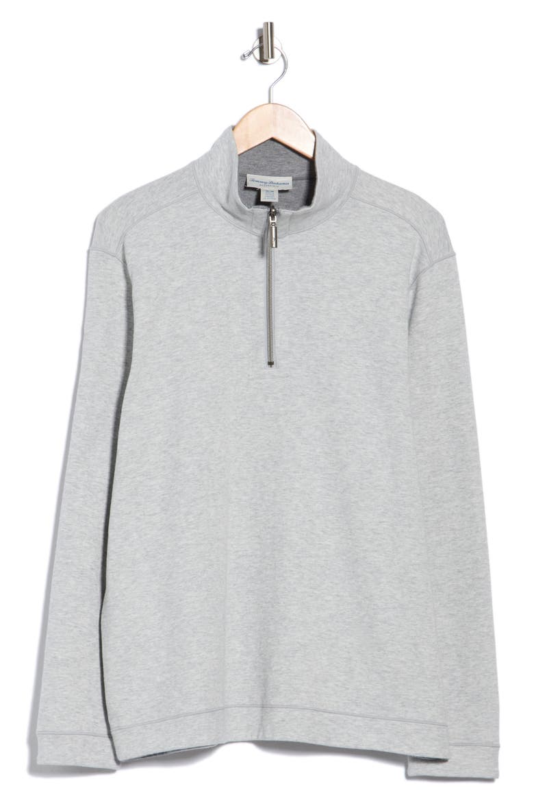 Flipview Reversible Half Zip Pullover, Alternate, color, CONCRETE