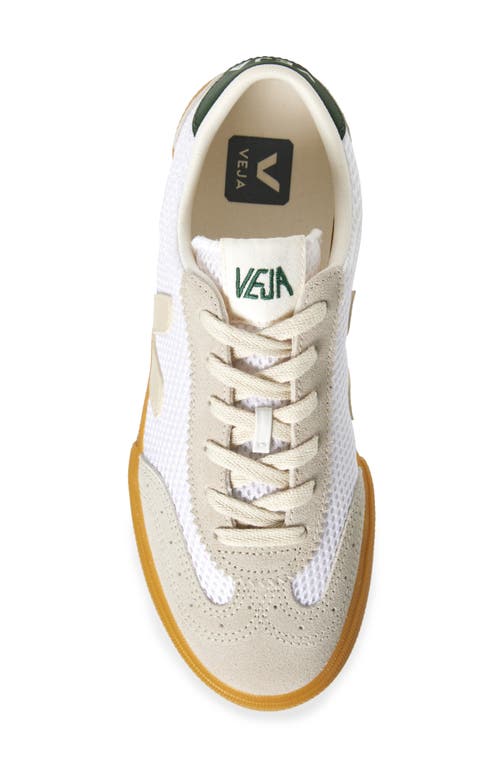 Veja V-82 Grained Leather Pure Sneakers Shoes In Lunar Pierre Cyprus