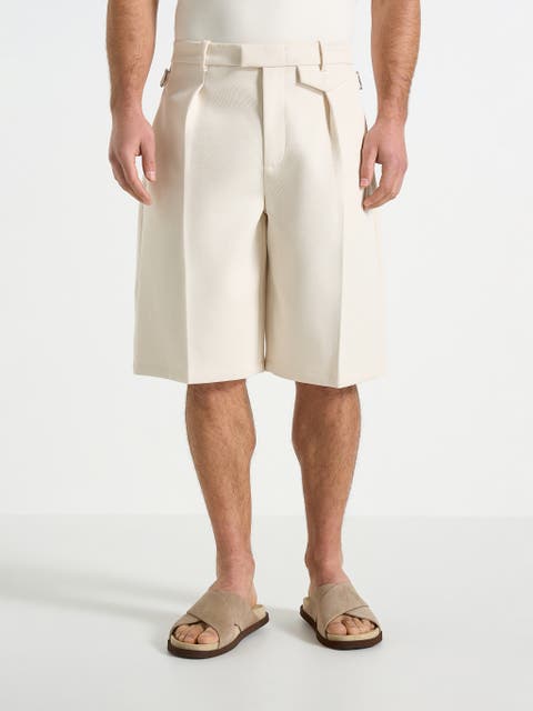Auguste Tailored Twill Bermuda Shorts