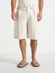 Manière De Voir Auguste Tailored Twill Bermuda Shorts