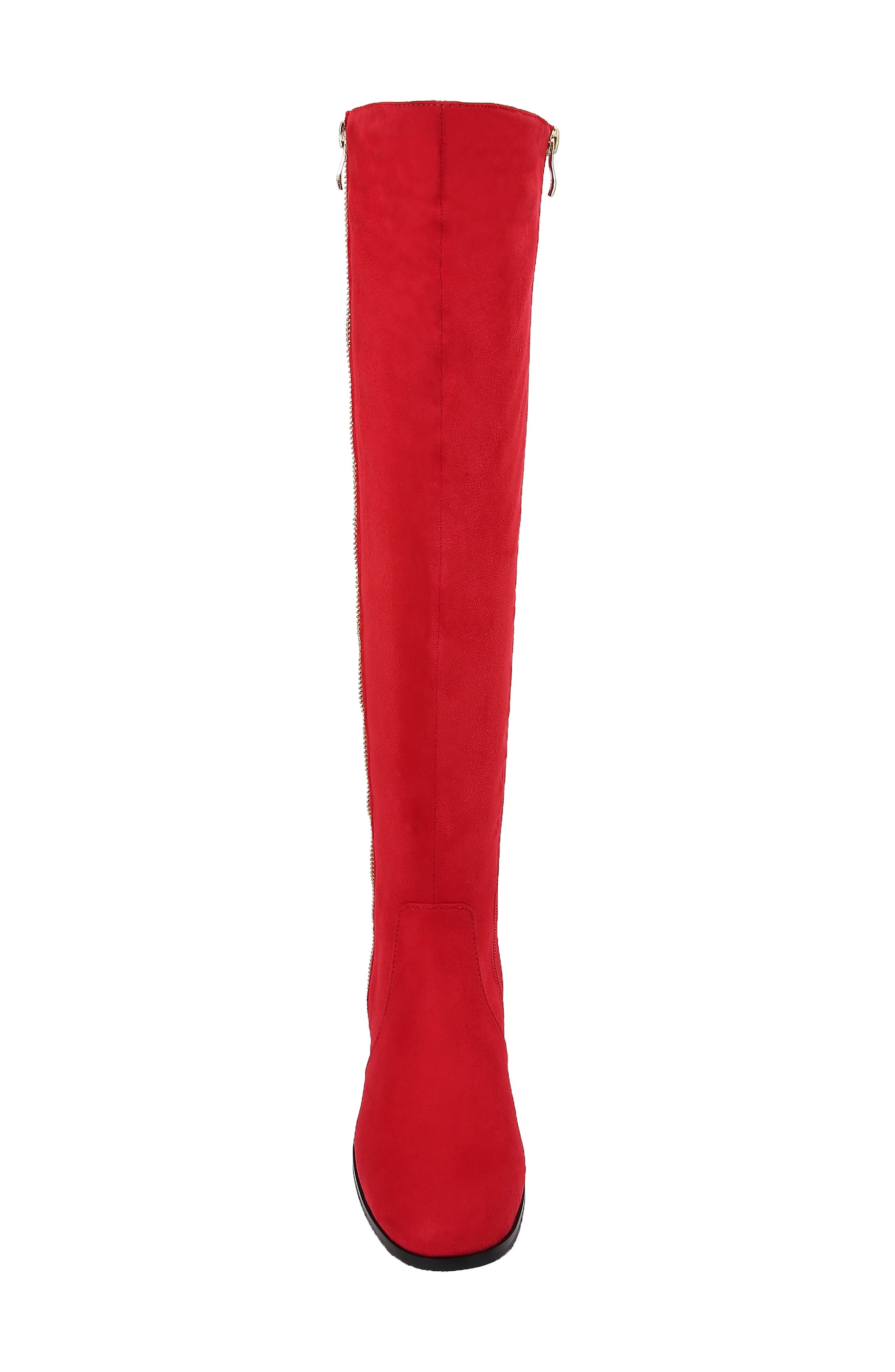 Majestic Knee High Boot, Alternate, color, RED