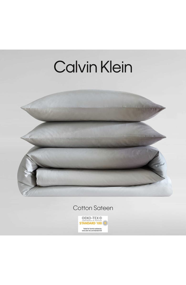 Calvin Klein Home Atmosphere Ombré Duvet Set, Alternate, color, Open Medium Grey