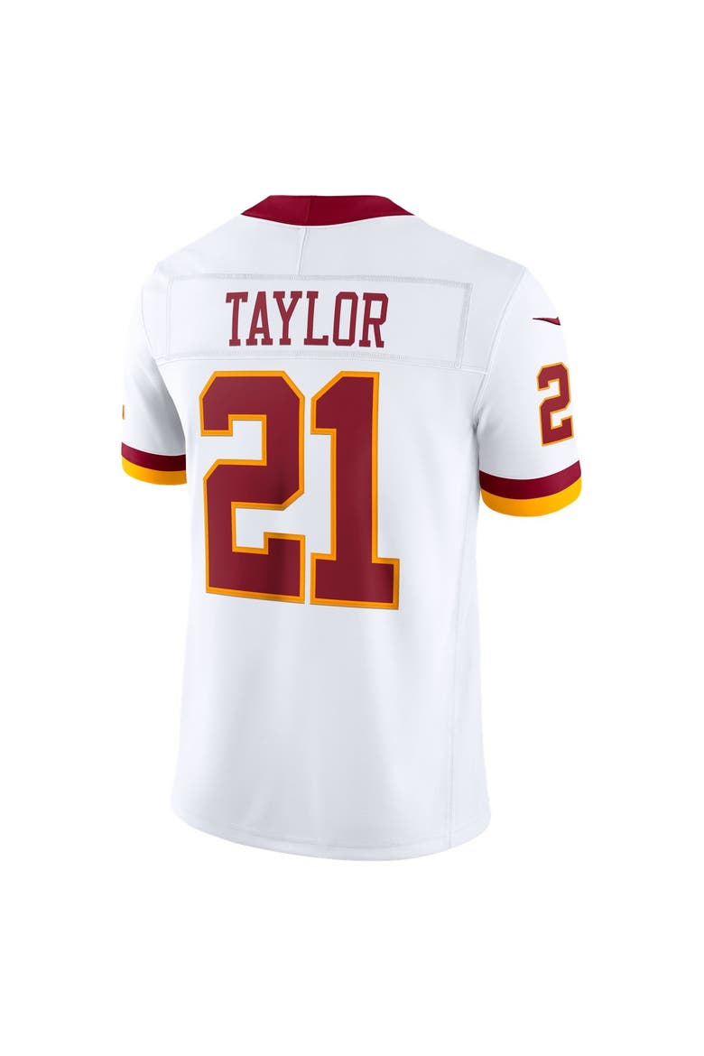 Men's Nike Sean Taylor White Washington Commanders Vapor F.U.S.E. Stitched Retired Limited Jersey, Alternate, color, White