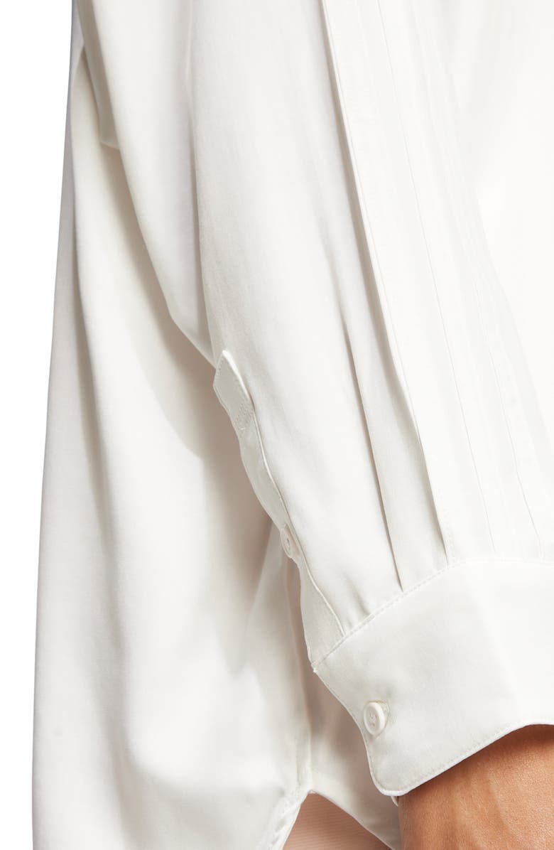 adidas Originals P Ess Relaxed Button-Up Shirt, Alternate, color, 