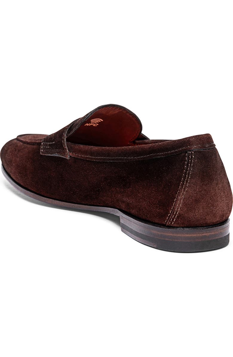 Santoni Carlos Penny Loafer, Alternate, color, Brown-S26