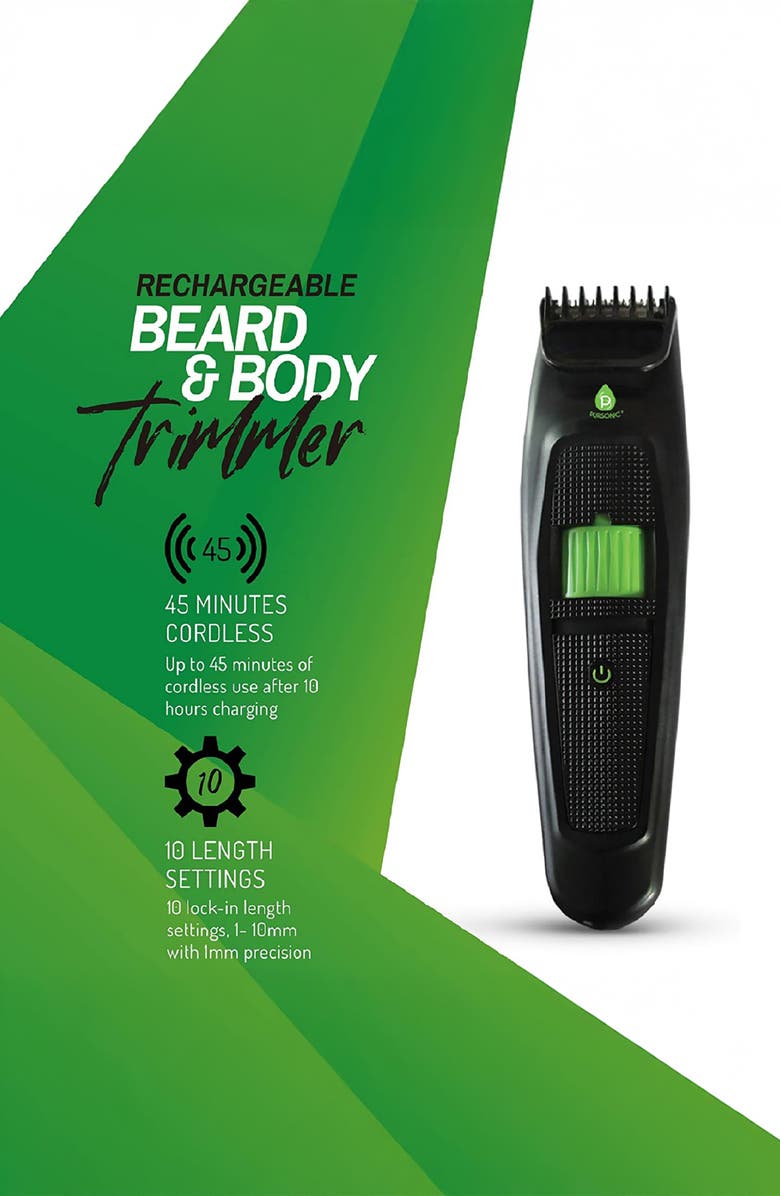 PURSONIC Beard and Body Trimmer, Alternate, color, Black