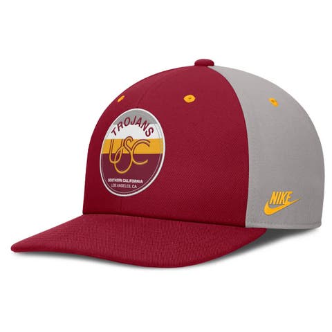 Men's Nike Cardinal/Gray USC Trojans Prep Pro Performance Snapback Hat