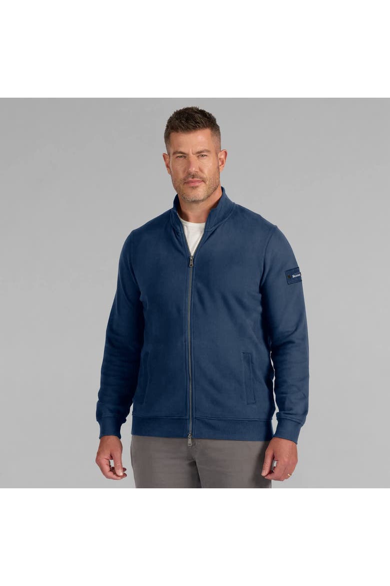 Men's J. Palmer Navy Seattle Seahawks QB1 Full-Zip Sweatshirt, Alternate, color, Navy