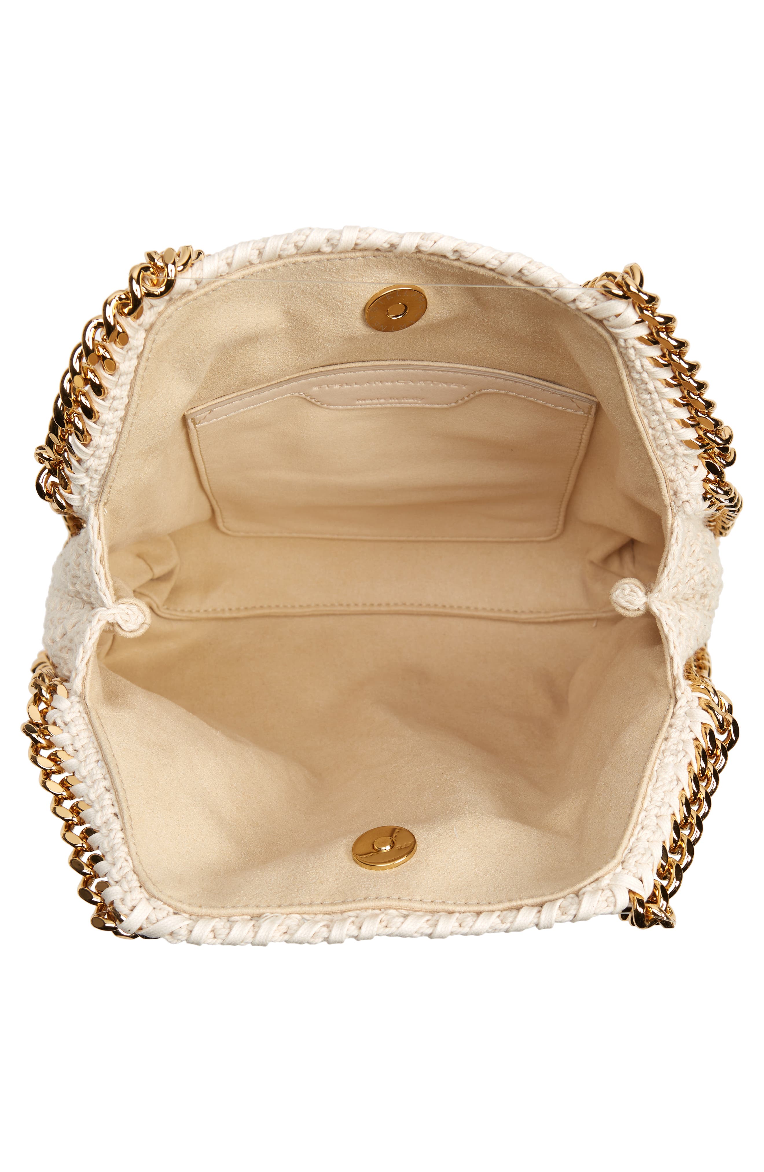 Stella McCartney Mini Falabella Crochet Tote, Alternate, color, 