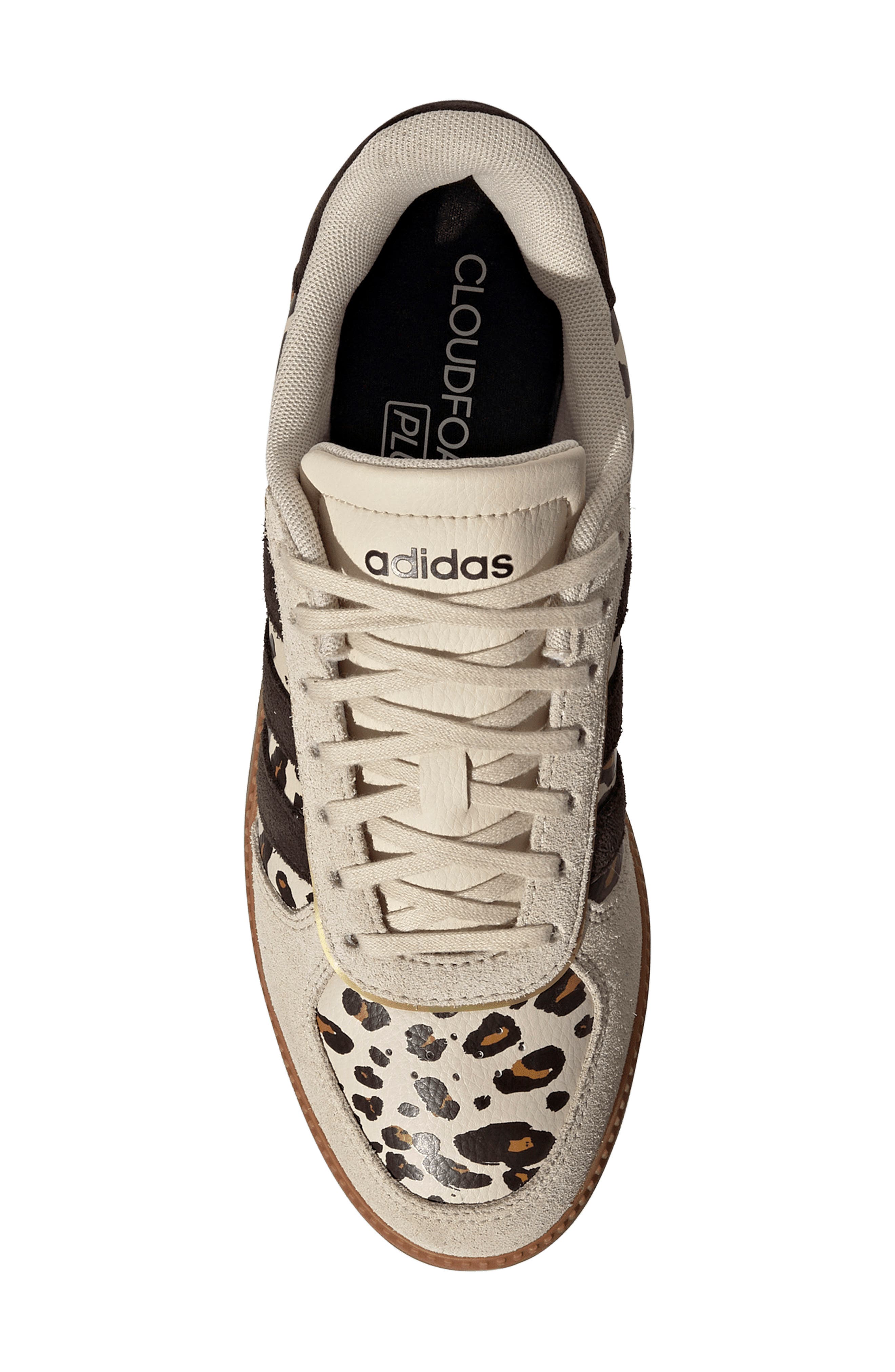 adidas Breaknet Sleek Sneaker, Alternate, color, Crystal Linen/ Coffee/ Gold