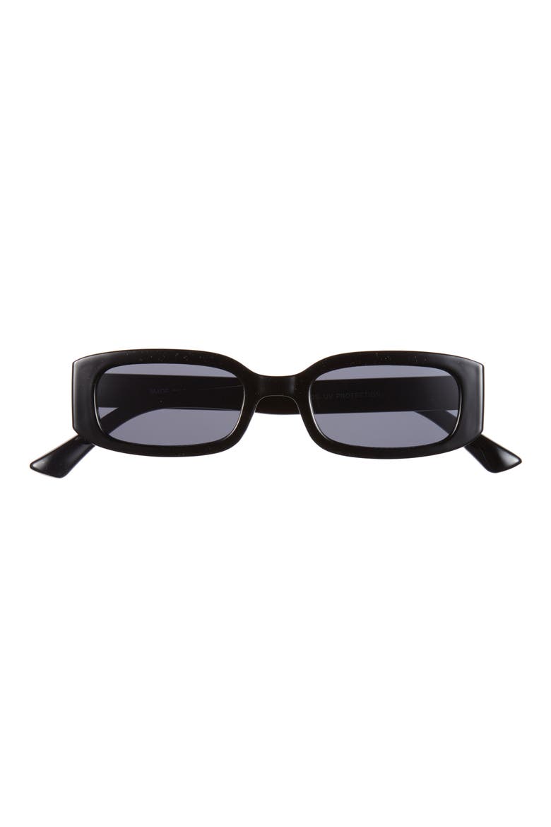 Square Sunglasses, Main, color, BLACK