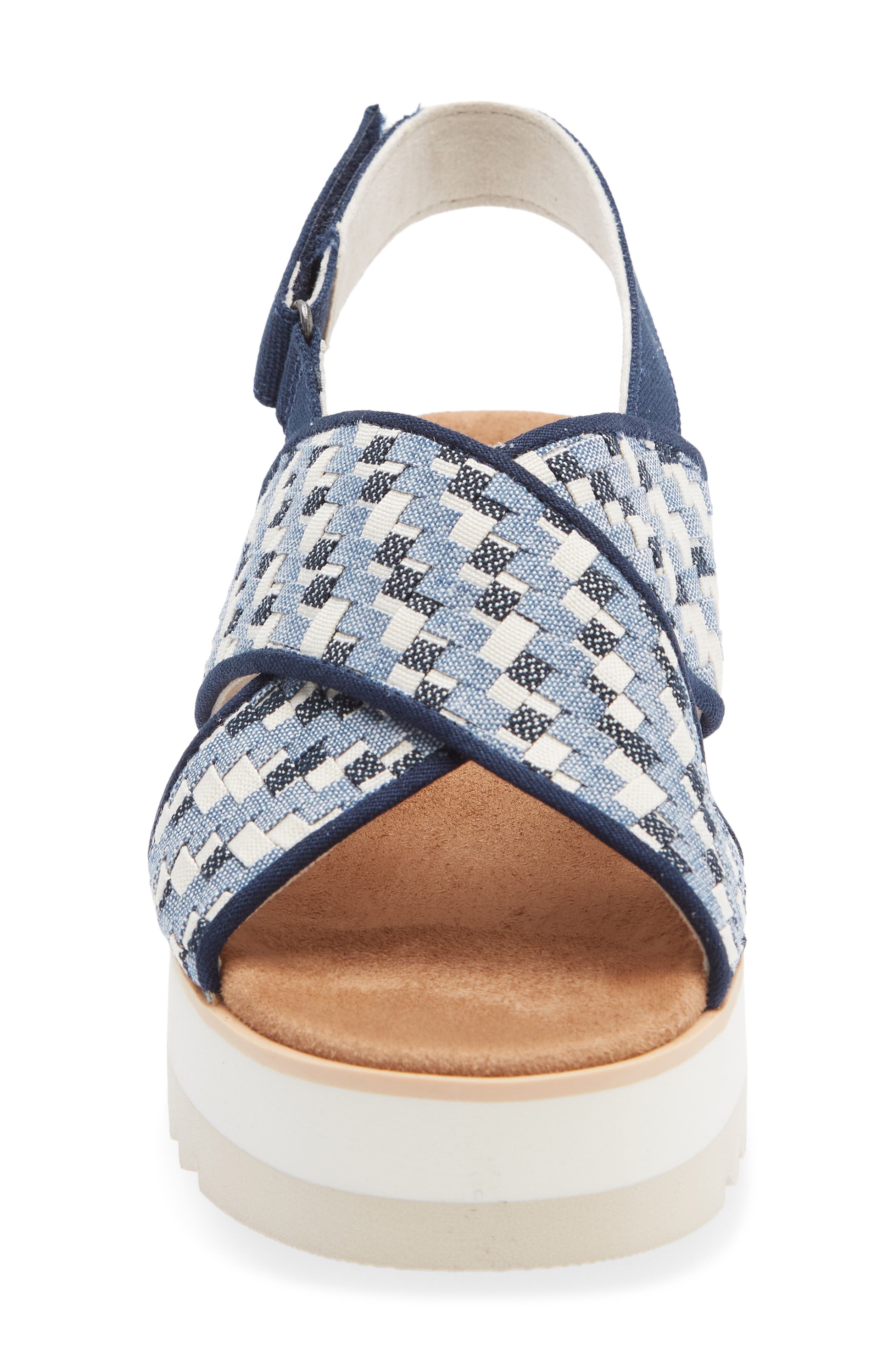 TOMS Dicros Slingback Sandal, Alternate, color, Blue