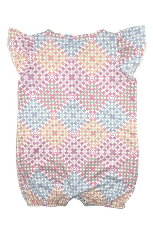 Toby Nod To Crochet Flutter Sleeve Bodysuit, Headband & Socks Set In Rose