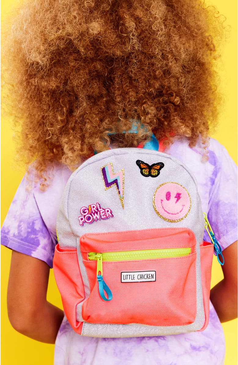 Little Chicken Kids' Mini Backpack With Patches, Alternate, color,