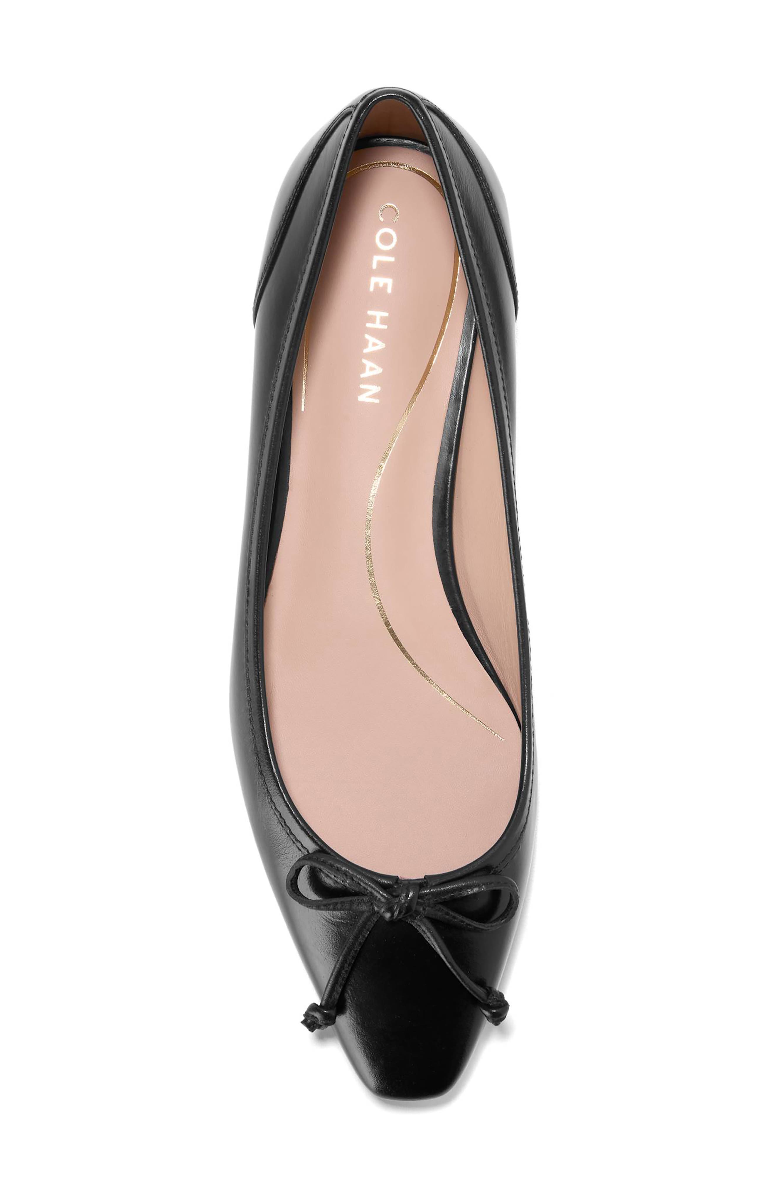 Cole Haan Paget Ballet Flat, Alternate, color, Black Leather