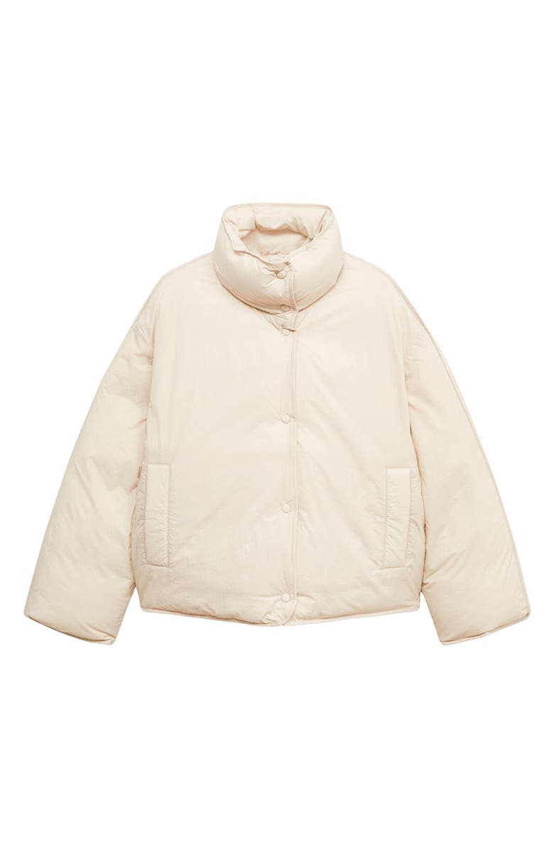 MANGO Quilted Puffer Coat, Main, color,