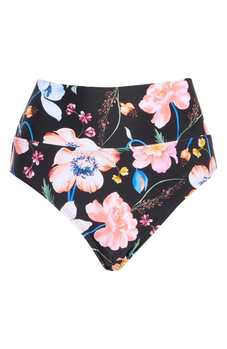 JANTZEN Barbara Convertible Bikini Bottoms, Alternate, color, Black