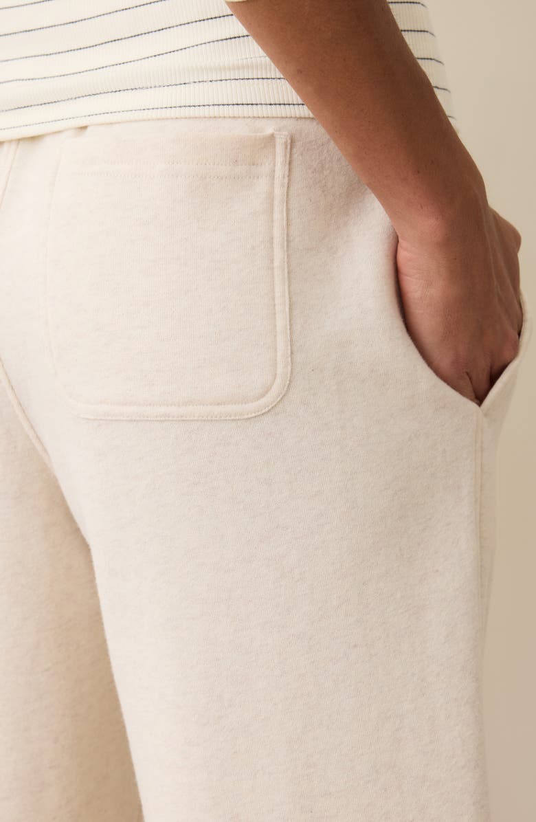 Marine Layer Cloud 9 Fleece Wide Leg Sweatpants, Alternate, color, Oatmeal Heather