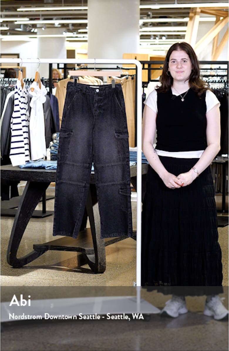 Kids' Overdyed Cargo Jeans, sales video thumbnail