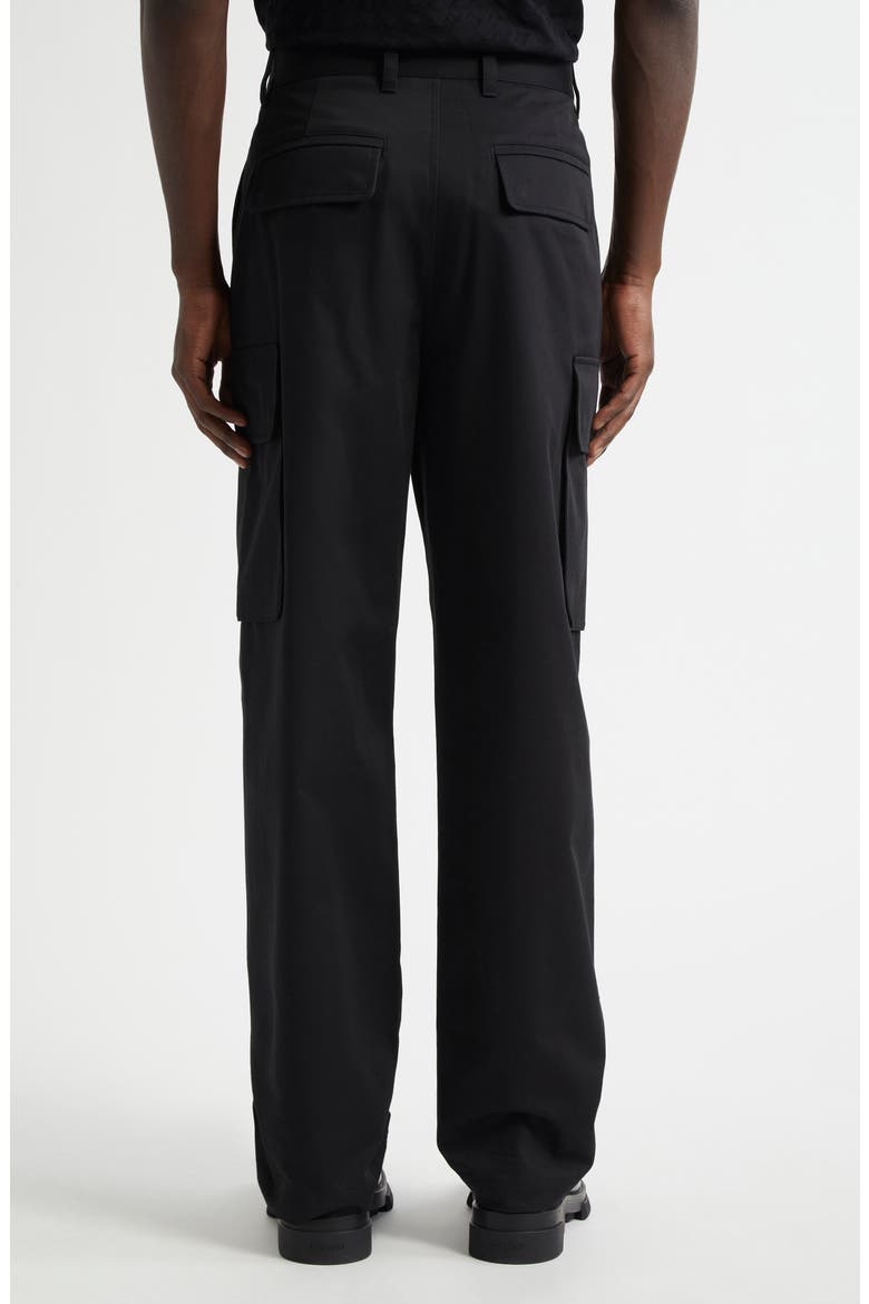 Cotton Cargo Pants, Alternate, color, BLACK