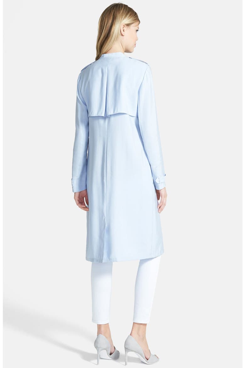 Soft Trench Coat, Alternate, color, BLUE FEATHER
