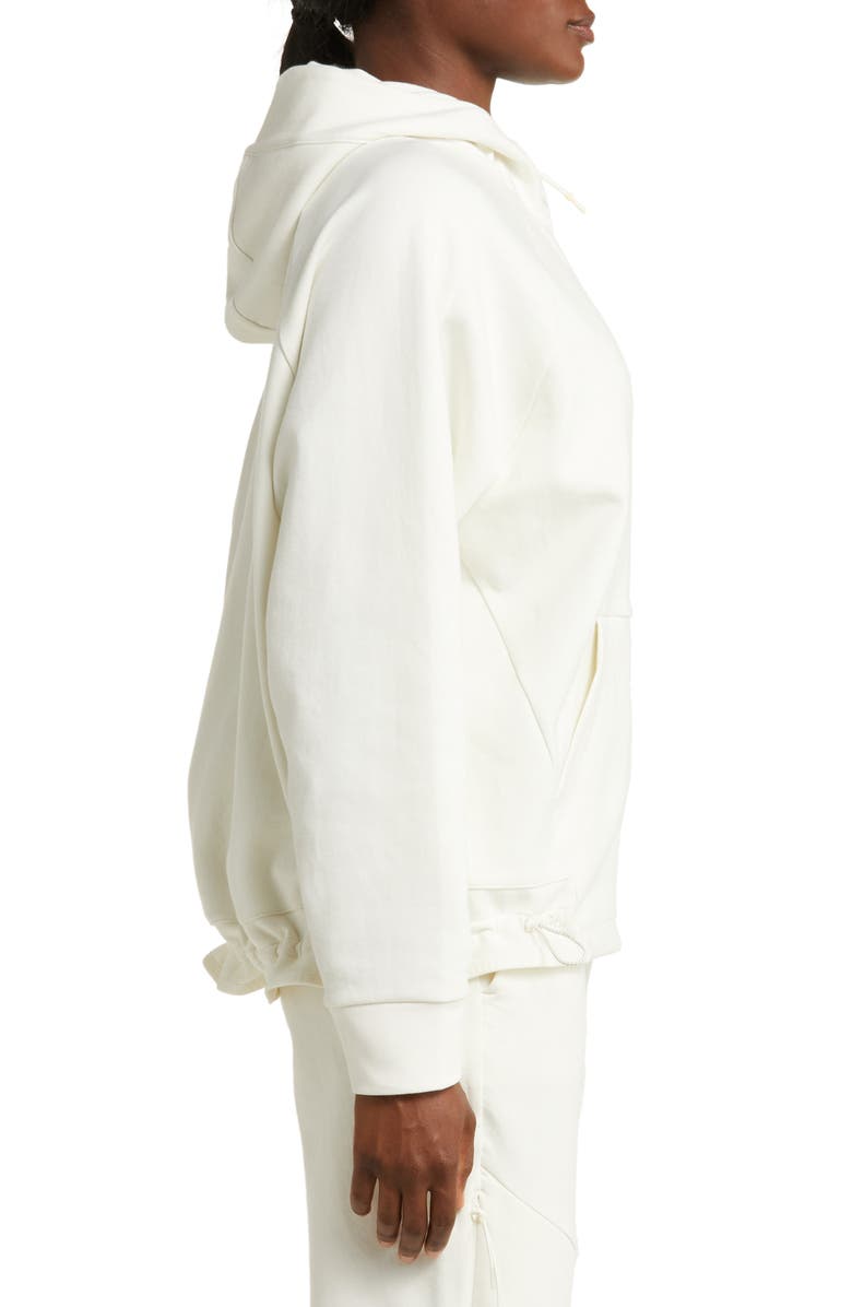 Zella Downtown Sport Zip Hoodie, Alternate, color, Ivory Egret