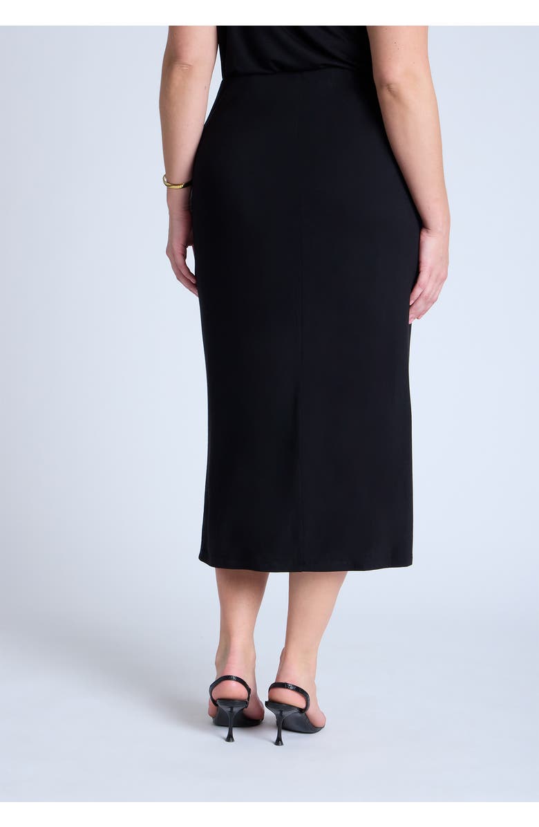 ELOQUII Twist Skirt With Slit, Alternate, color, 