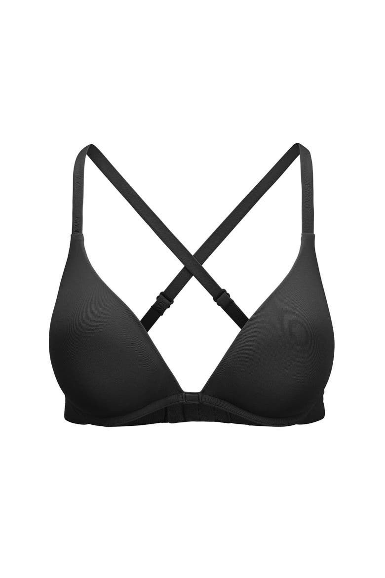 Natalya Push Up Plunge Bra, Alternate, color, Black