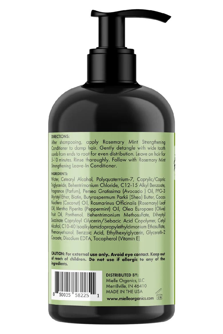 Rosemary Mint Blend Strengthening Conditioner, Alternate, color, NO COLOR