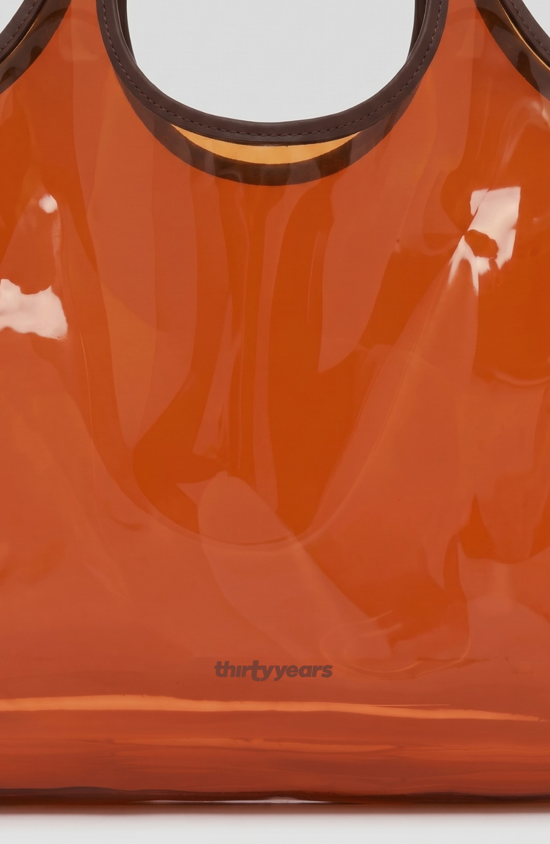 Thirty Years Jelly Clear Tote, Alternate, color, Amber