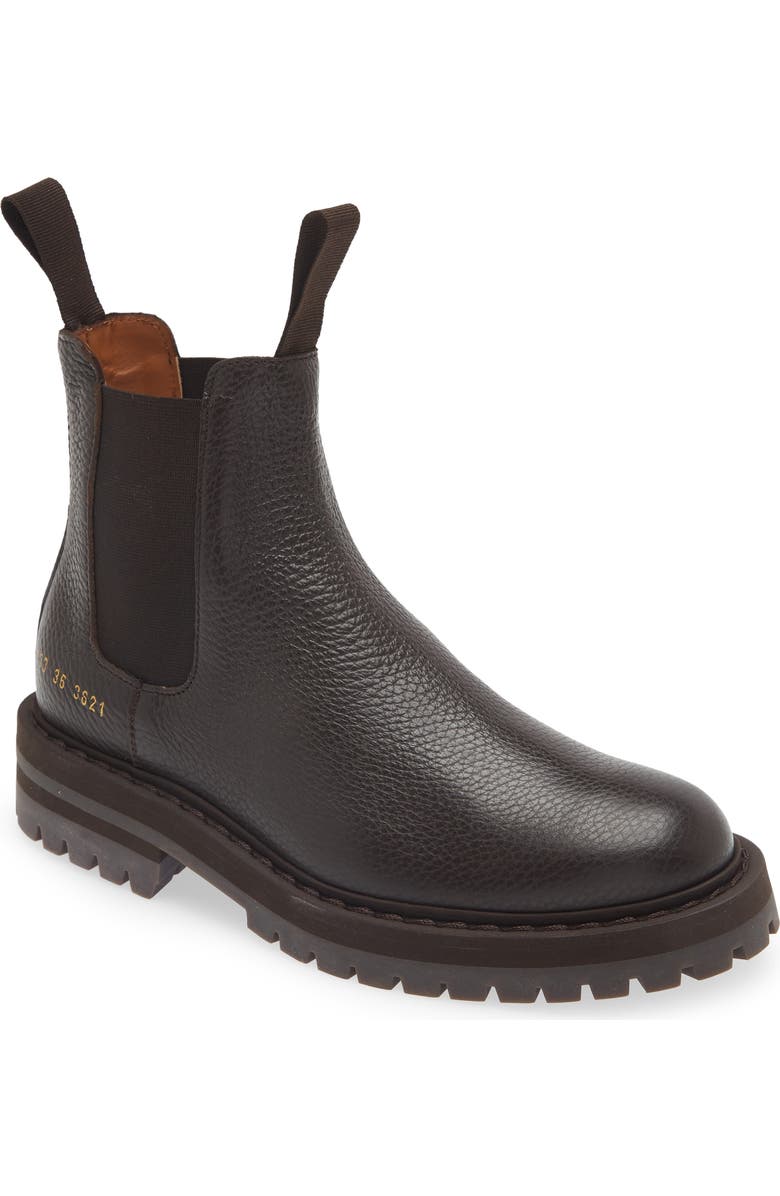 Common Projects Chelsea Boot, Main, color, Brown
