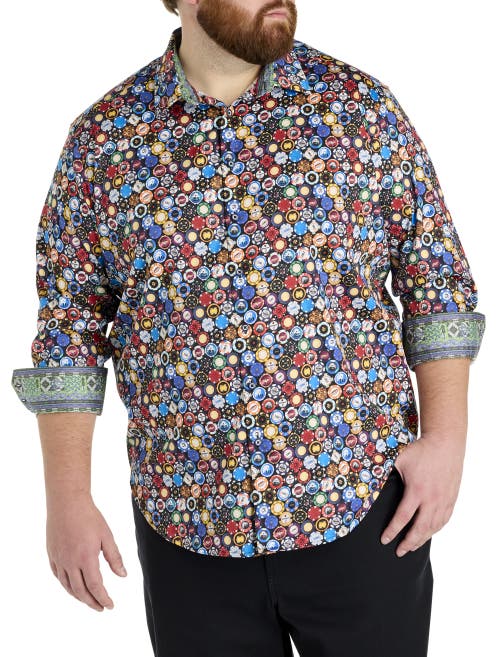 Robert Graham DXL Big & Tall  Highroller Sport Shirt in Multi  product