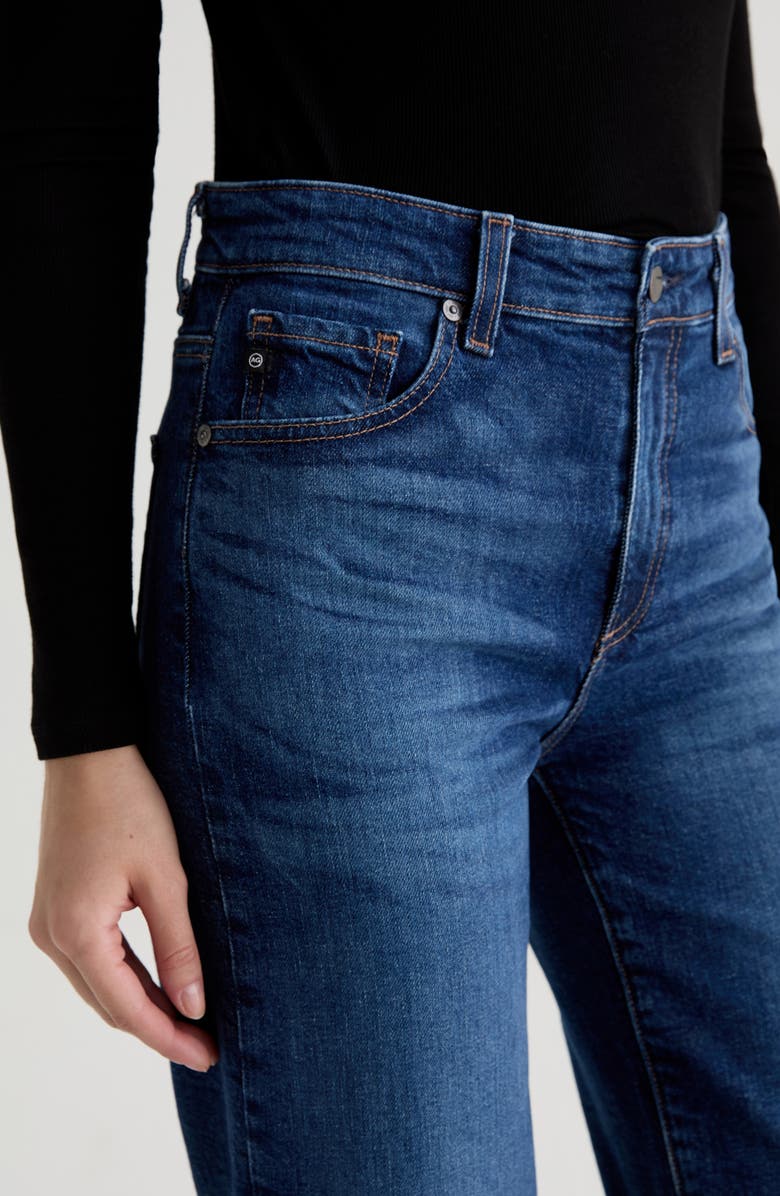 AG Saige Mid Rise Ankle Wide Leg Jeans, Alternate, color, Veiled