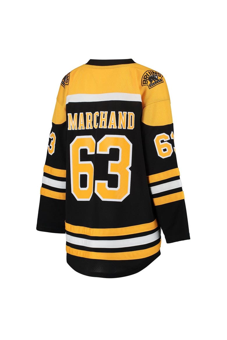 Youth Brad Marchand Black Boston Bruins Home Replica Player Jersey, Alternate, color, Black