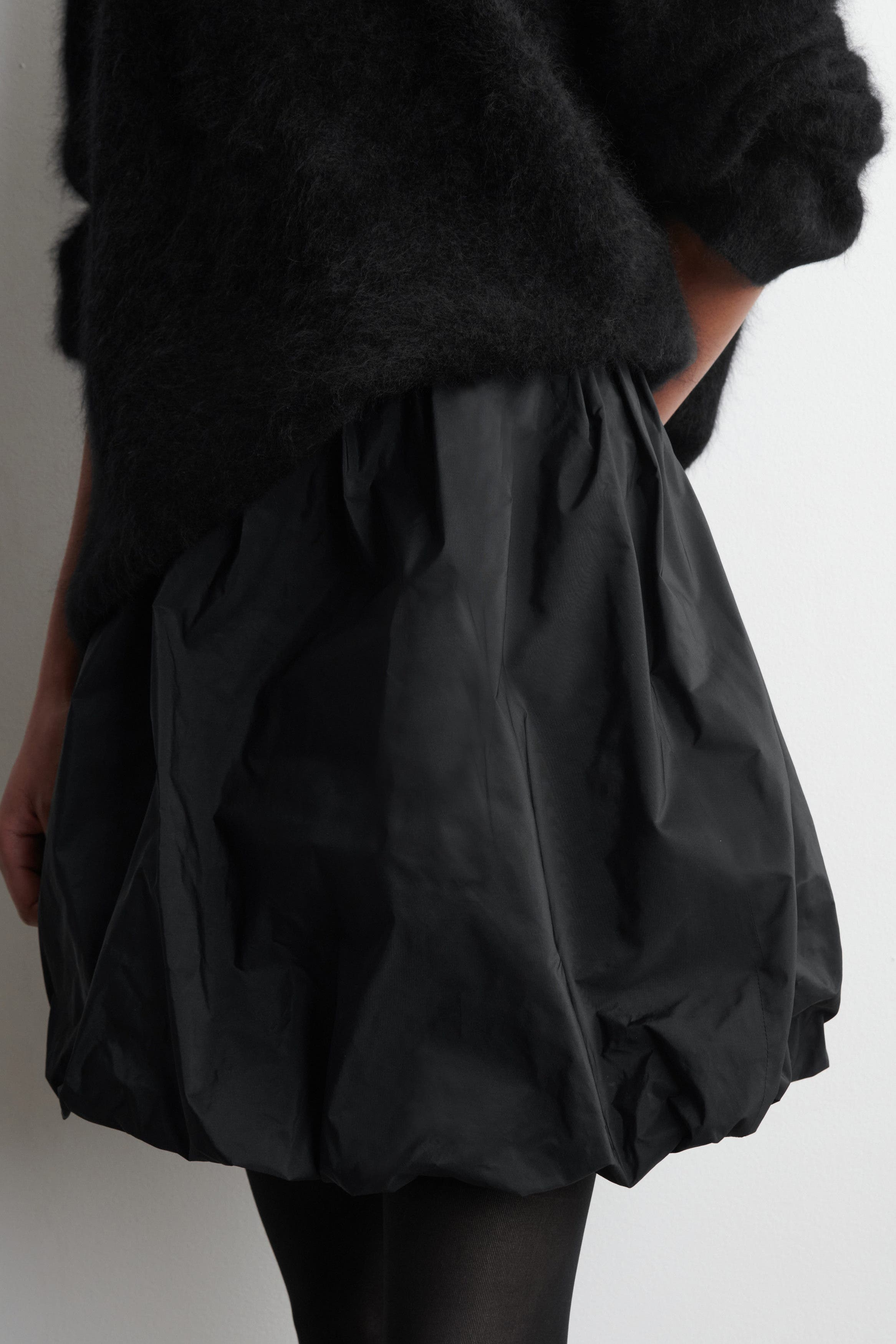 Bubble-Hem Mini Skirt - image 2
