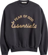 Fear of God Essentials Training '90s Fleece Crewneck Sweatshirt