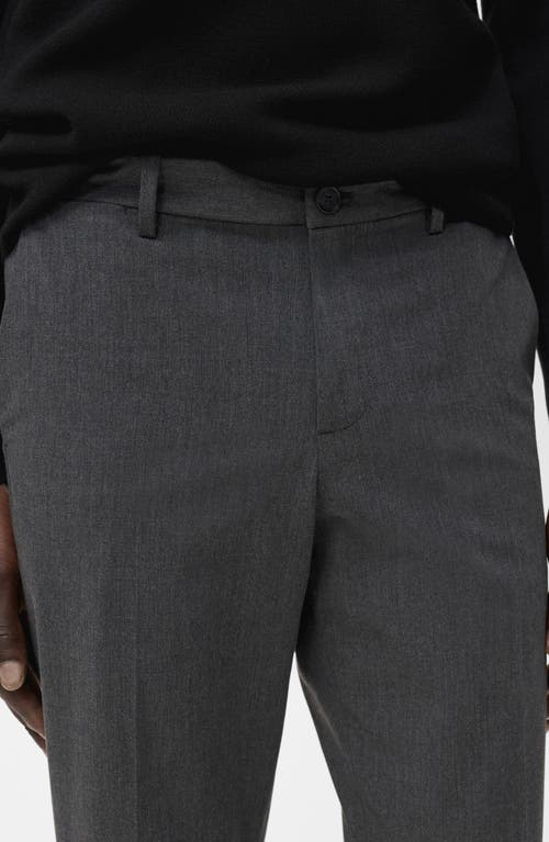 Mango Bologna Slim Fit Stretch Pants In Animal Print